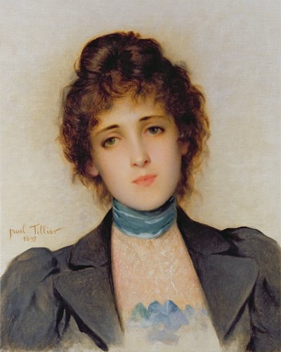 Portret van een vrouw, 1897 door Paul Prosper Tillier
